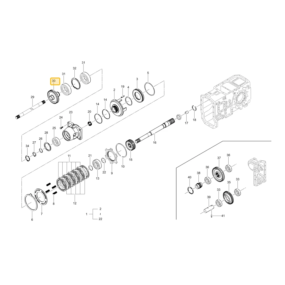 Koło zębate 41 KIOTI TG32-0391A
