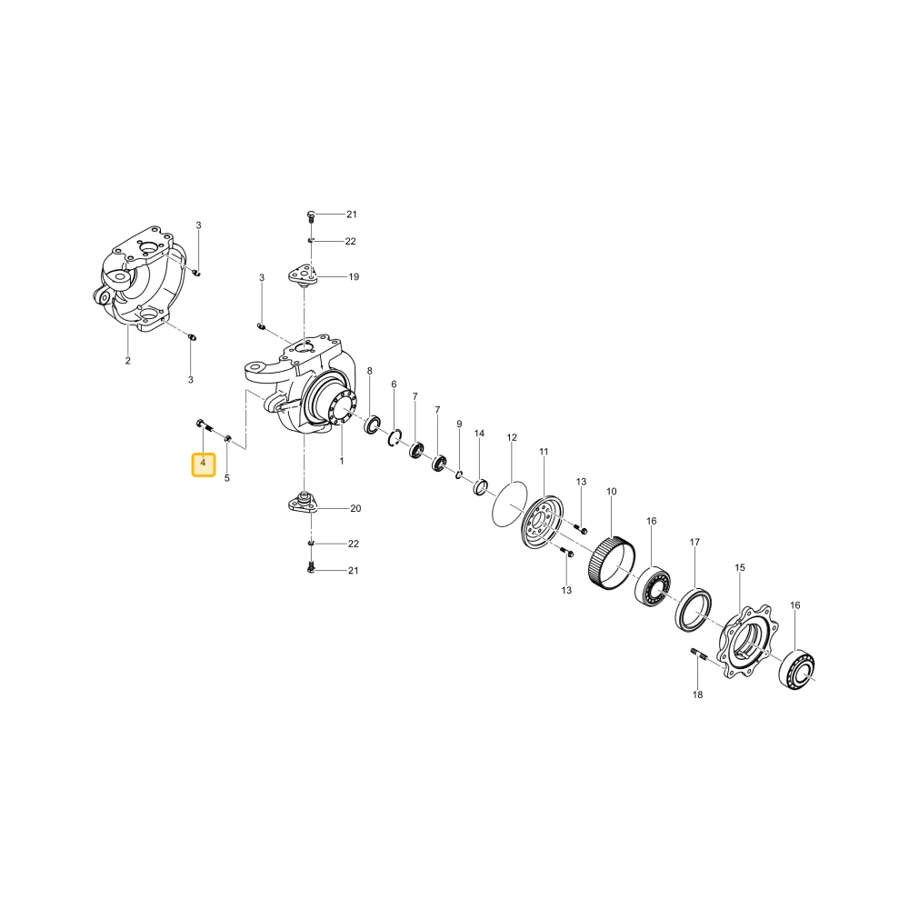 Śruba ogranicznika M16XP1.5 KIOTI TG33-0054A