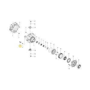 Śruba ogranicznika M16XP1.5 KIOTI TG33-0054A