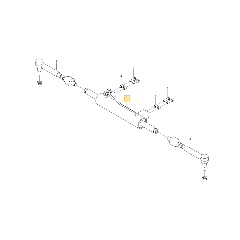 Siłownik kierowniczy KIOTI TG33-0144A