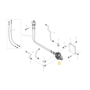 Zawór joysticka 2 KIOTI TG34-0268A