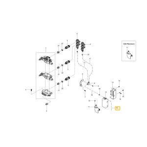 Wąż hydrauliczny spustowy 4 KIOTI TG34-0307A