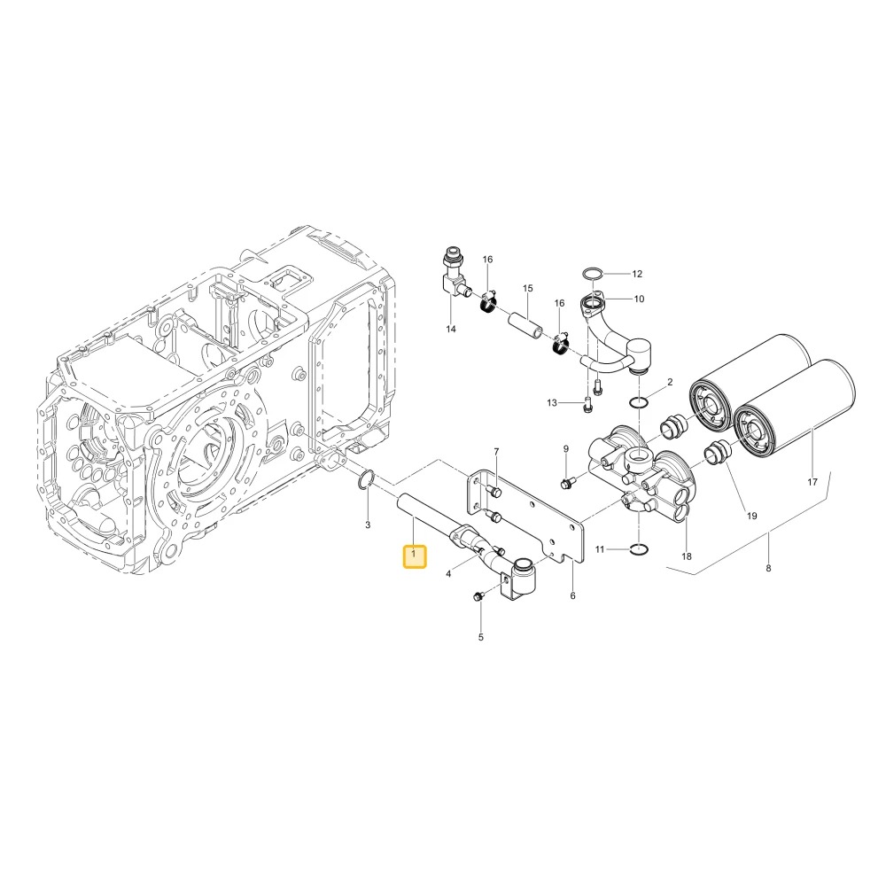 Rura ssąca L1 KIOTI TG34-0398A