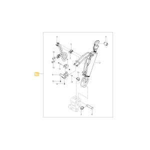 Górny łącznik hydrauliczny HX1302/HX1402 KIOTI TG34-F0009A