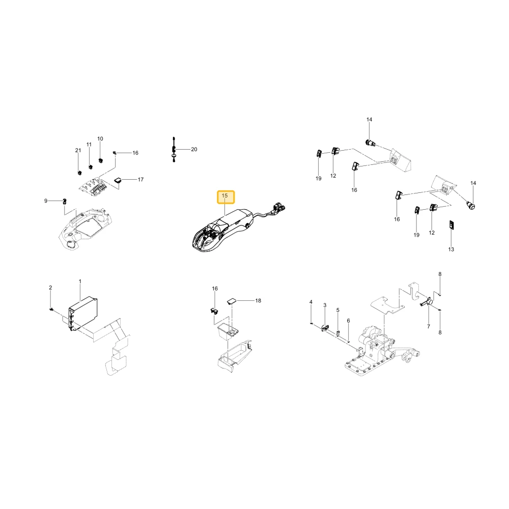 Podłokietnik Electronic Atc KIOTI TG35-0147E