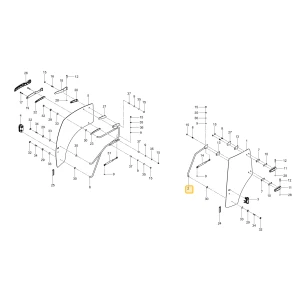 FRAME, DOOR-LH KIOTI TG36-0564A
