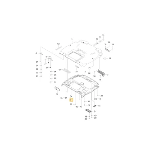 Uszczelka drzwi dachu KIOTI TG36-0636C