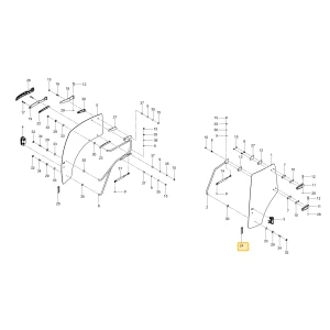 WEATHERSTRIP, DOOR-LH KIOTI TG36-0643A