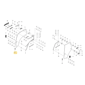 WEATHERSTRIP, DOOR-RH KIOTI TG36-0644A