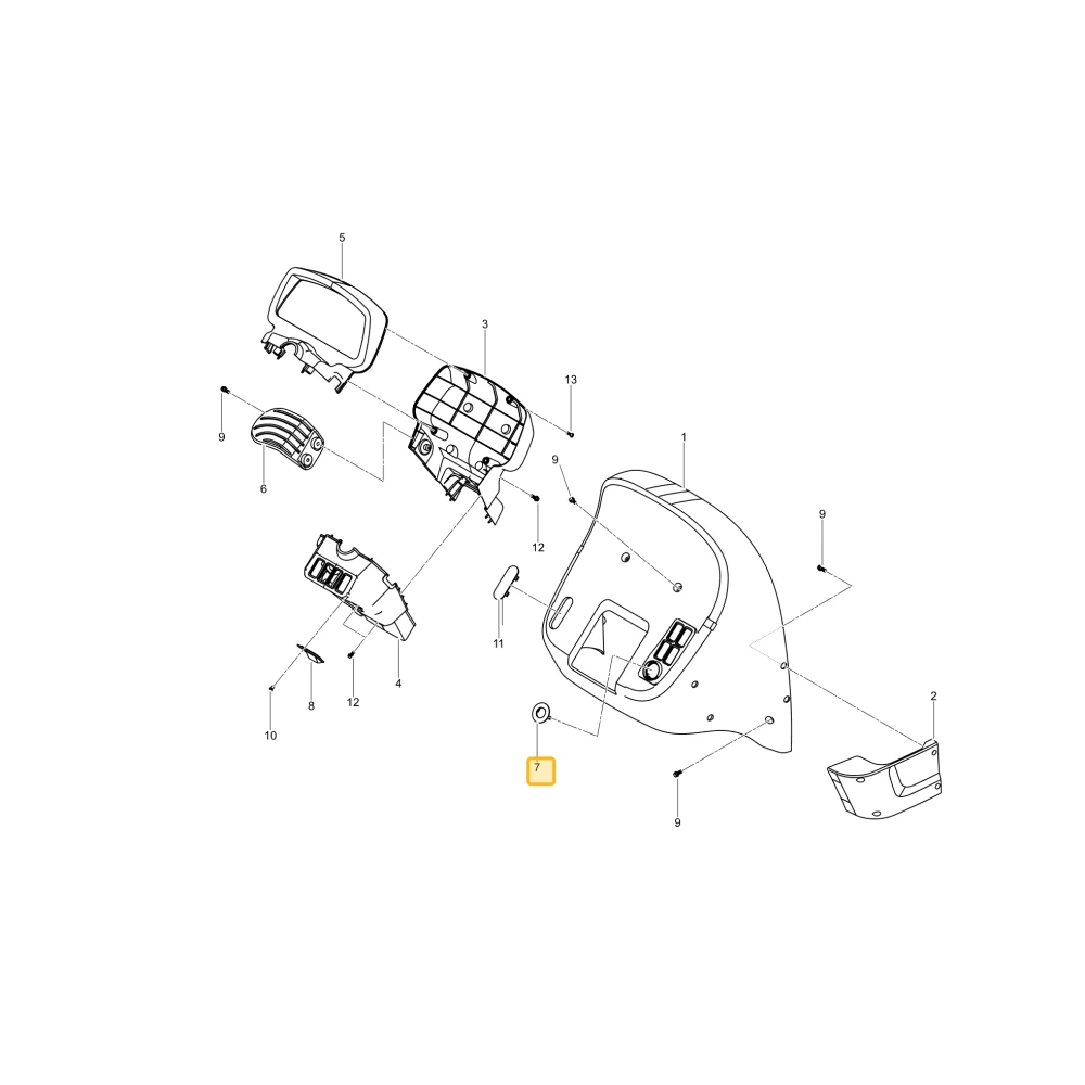 Pokrywa kluczyka Smart KIOTI TG36-0765B