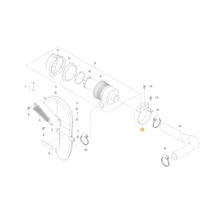 Filtr powietrza opaski powietrza KIOTI U3210-73321