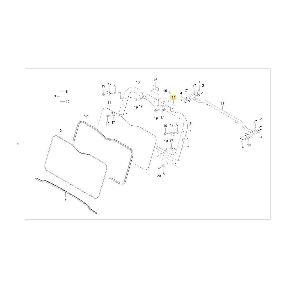 GROMMET-ID 9 KIOTI U3210-97461