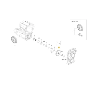 Koło zębate 52 KIOTI U3215-12471