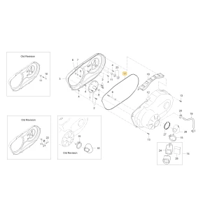 Uszczelka pokrywy CVT KIOTI U3215-29352