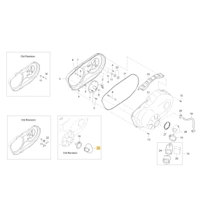 Wąż ssący CVT KIOTI U3215-29621