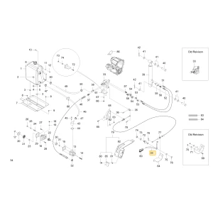 Dźwignia hydrauliczna sterująca KIOTI U3215-32302