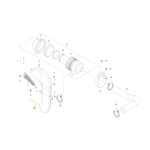 Guma pyłoszczelna DUCT,FRAME KIOTI U3215-72781