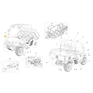 Tylny mechanizm różnicowy urządzenia mechanizmu różnicowego KIOTI U3215-85132