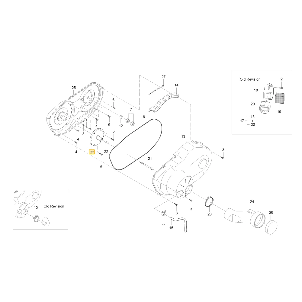 Zespół przewodu hydraulicznego P1 KIOTI UD24-4003A