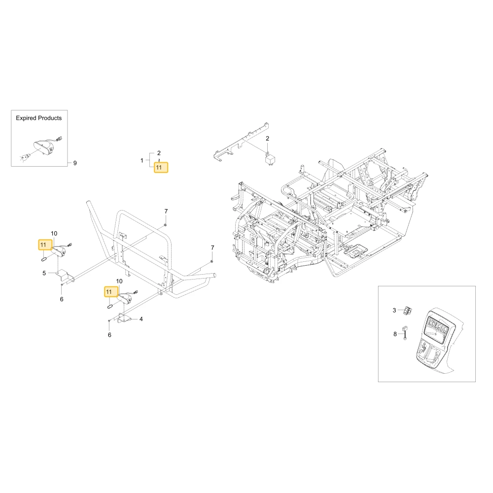 Żarówka Halogen H7, 55W KIOTI UD26-0068A