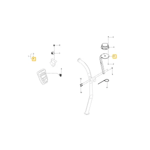 Lampa ostrzegawcza wspornika KIOTI UD26-0150A