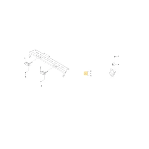 Lampy do robocze do K9 z kabiną KIOTI UD26-A0025A