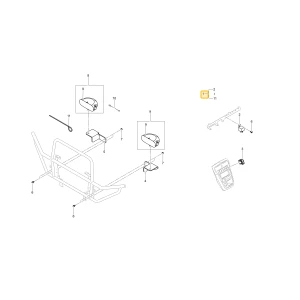 Lampy przeciwmgielne do K9 KIOTI UD26-A0026A