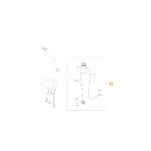 Lampa sygnalizacyjna do K9 bez kabiny KIOTI UD26-A0031B