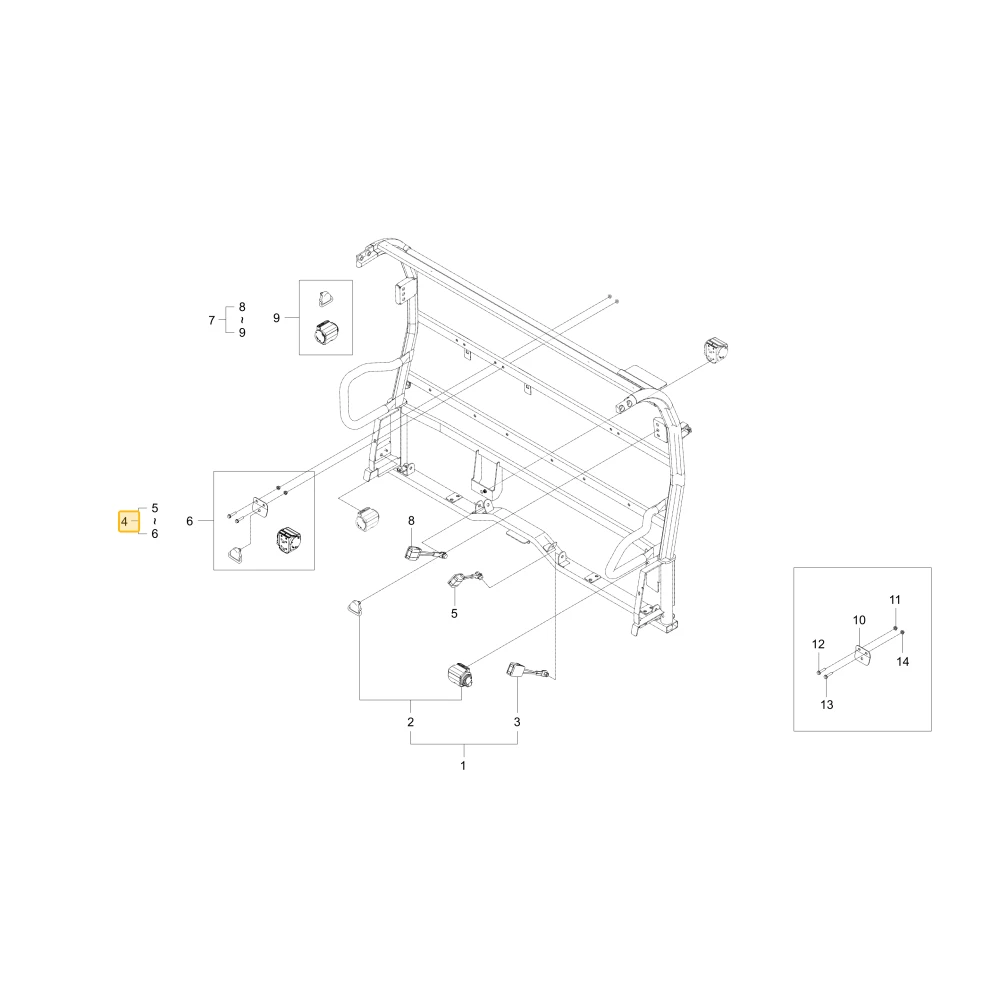 Pasek fotela KIOTI UD27-30ABB