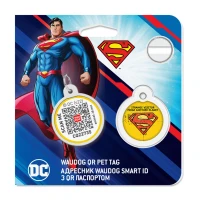 Adresówka WAUDOG Smart ID «Superman vintage» rozm. S
