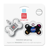 Adresówka WAUDOG Smart ID «NASA» rozm. M