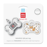 Adresówka WAUDOG Smart ID «Corgi» rozm. M