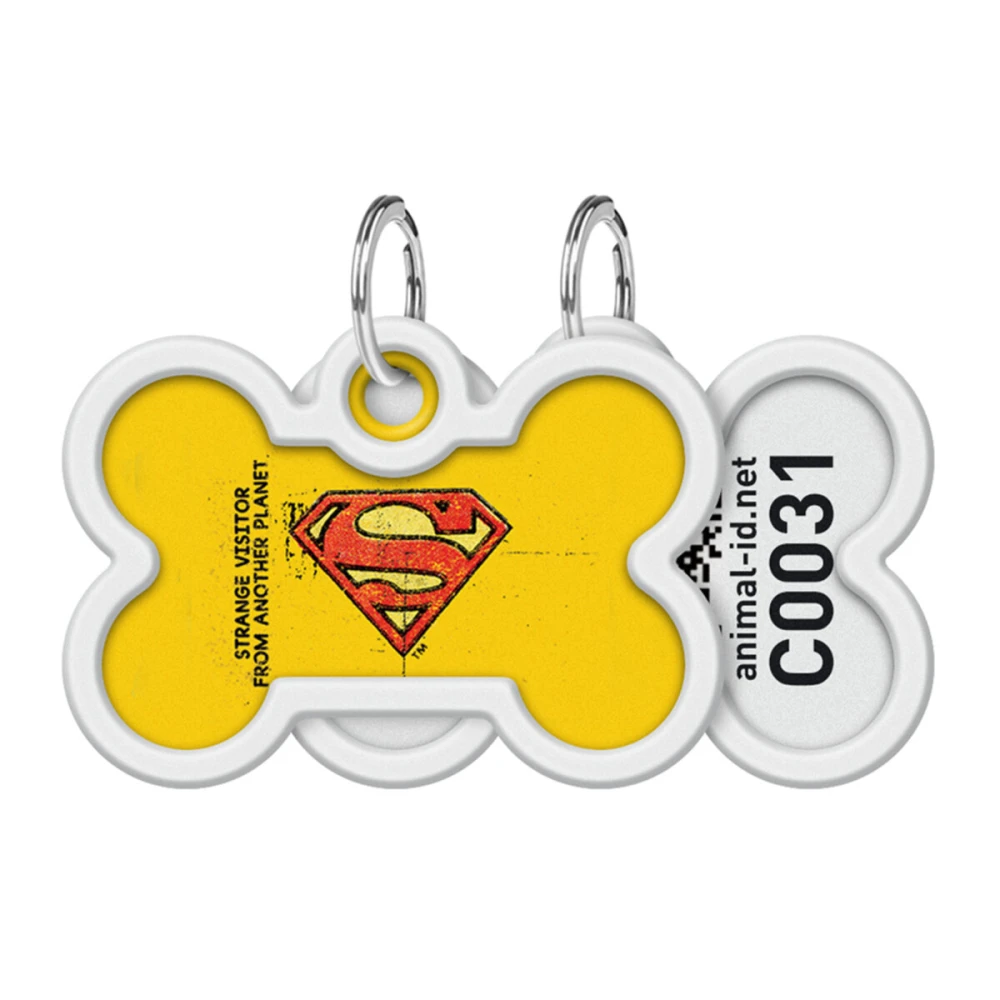 Adresówka WAUDOG Smart ID «Superman vintage» rozm. M