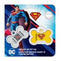 Adresówka WAUDOG Smart ID «Superman vintage» rozm. M