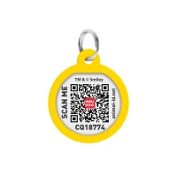 Adresówka WAUDOG Smart ID «Buźka na różowo» rozm. S