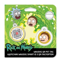 Adresówka WAUDOG Smart ID «Rick and Morty 2» rozm. S