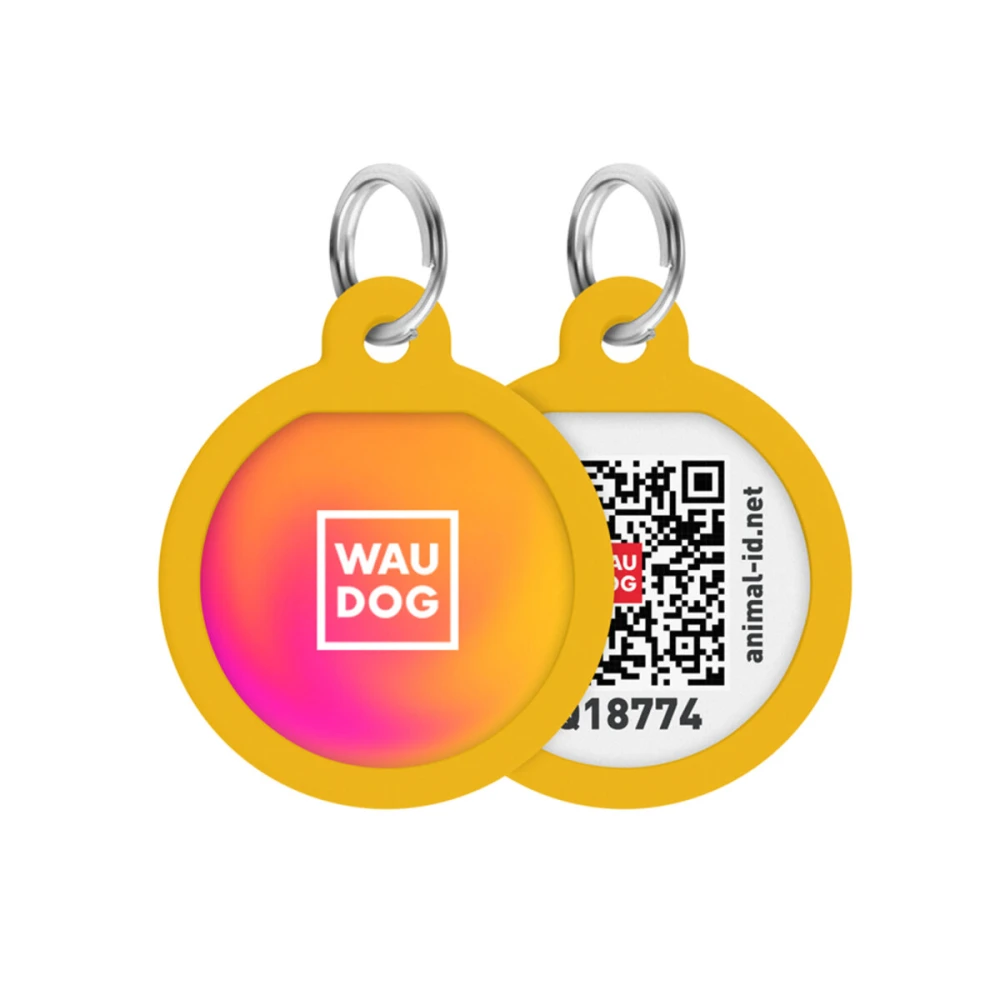 Adresówka WAUDOG Smart ID «Pomarańczowy gradient» rozm. S