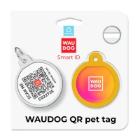 Adresówka WAUDOG Smart ID «Pomarańczowy gradient» rozm. S