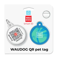 Adresówka WAUDOG Smart ID «Niebieski gradient» rozm. S