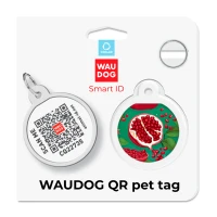 Adresówka WAUDOG Smart ID «Granaty» rozm. S