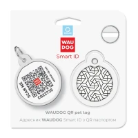 Adresówka WAUDOG Smart ID «Geometria» rozm. L