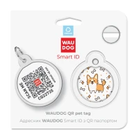 Adresówka WAUDOG Smart ID «Corgi» rozm. L