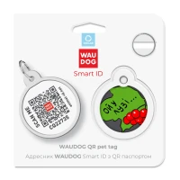 Adresówka WAUDOG Smart ID «Kalina koralowa» rozm. L