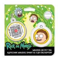 Adresówka WAUDOG Smart ID «Rick and Morty 2» rozm. L