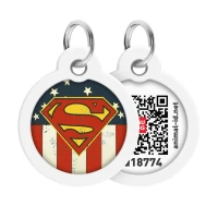 Adresówka WAUDOG Smart ID «Superman Ameryka» rozm. L