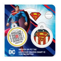 Adresówka WAUDOG Smart ID «Superman Ameryka» rozm. L