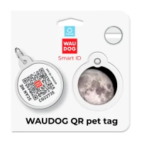 Adresówka WAUDOG Smart ID «Księżyc» rozm. L