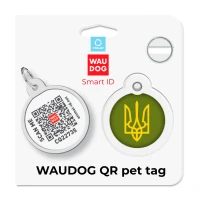 Adresówka WAUDOG Smart ID «Trójząb oliwny» rozm. L