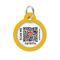 Adresówka WAUDOG Smart ID «Pomarańczowy gradient» rozm. L