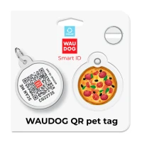 Adresówka WAUDOG Smart ID «Pizza» rozm. L